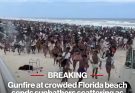 Gunfire at crowded Florida beach sends sunbathers scattering as violence erupts during spring break